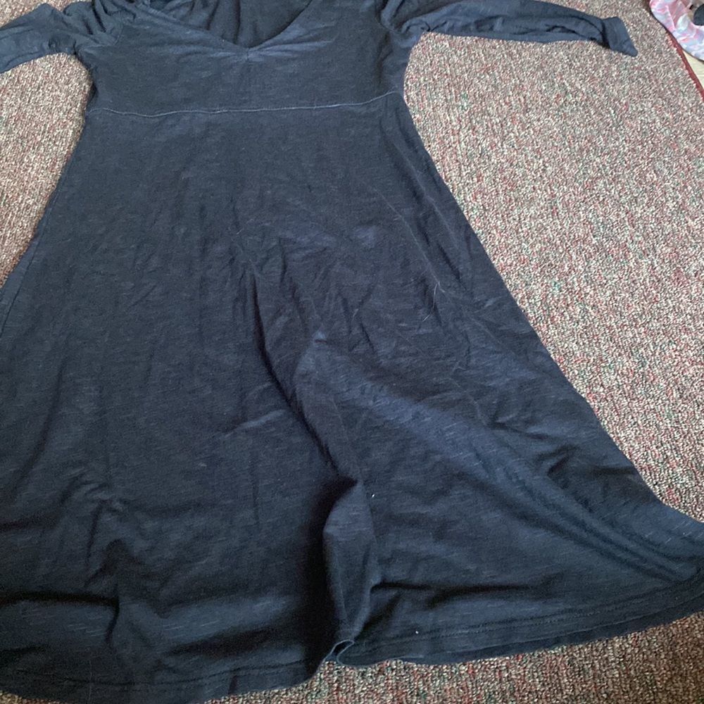 Horny toad black 3/4 sleeve dress xs - Picture 2 of 5
